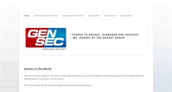 Desktop Screenshot of gensec.biz